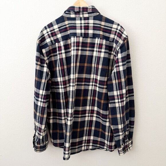 CARHARTT | Hubbard Classic Plaid Long Sleeve Shirt Thick Flannel Tavy Tan | XL - Picture 7 of 10